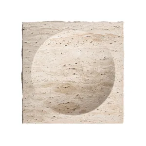 Bandeja de mármol beige Tetbury