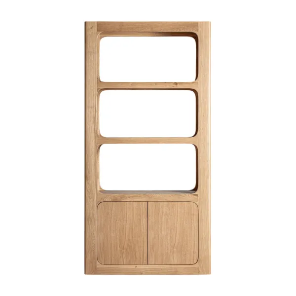 Librería Saulge de madera de roble