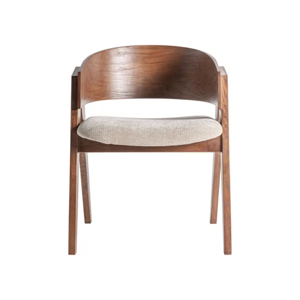 Silla de madera de roble Madiran