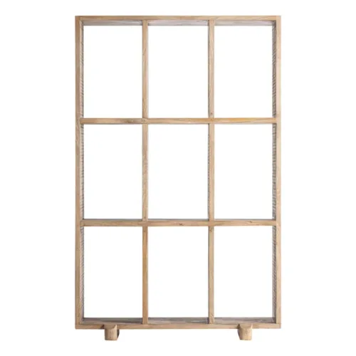 Librería jacquard de madera de mango