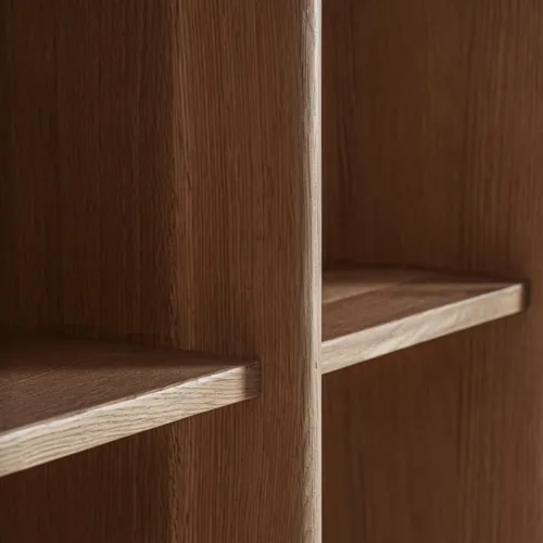 Estantería Nara de madera de roble