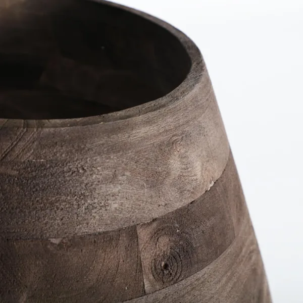 Lámpara de mesa Volsted de madera de mango