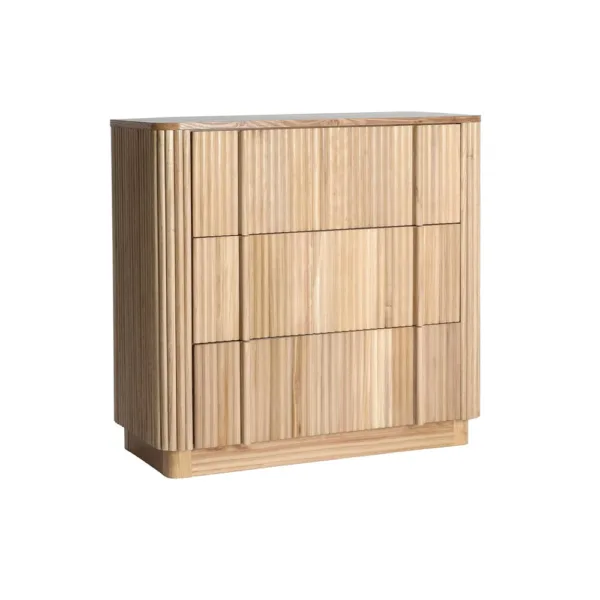 Cómoda Skagen de madera de paulownia