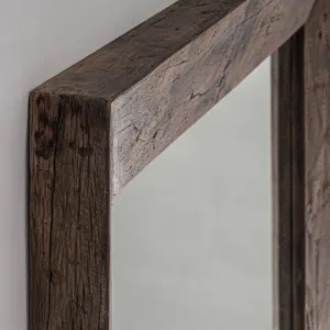 Espejo de madera de pino