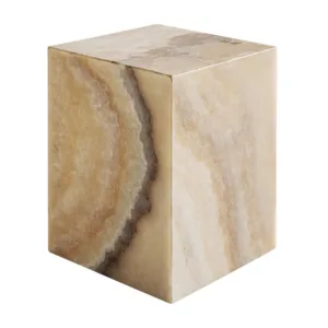 Mesa auxiliar en onix marfil Magland