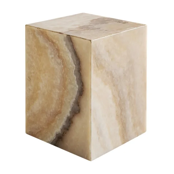 Mesa auxiliar en onix marfil Magland