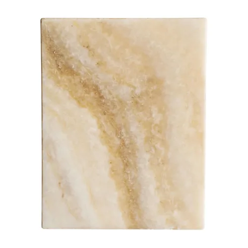 Mesa auxiliar en onix marfil Magland