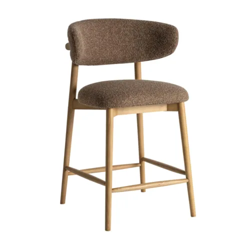 Taburete de madera de fresno