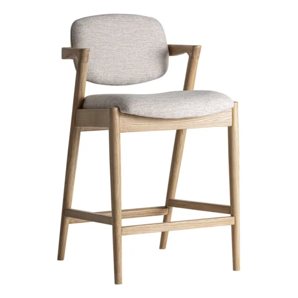 Taburete de madera de fresno Namur