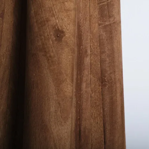 Lámpara de sobremesa Keale de madera y yute