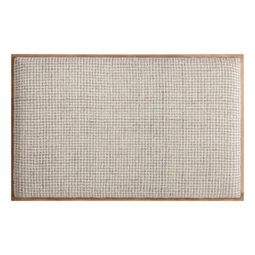 Cabecero de lana y madera de mango Beccles