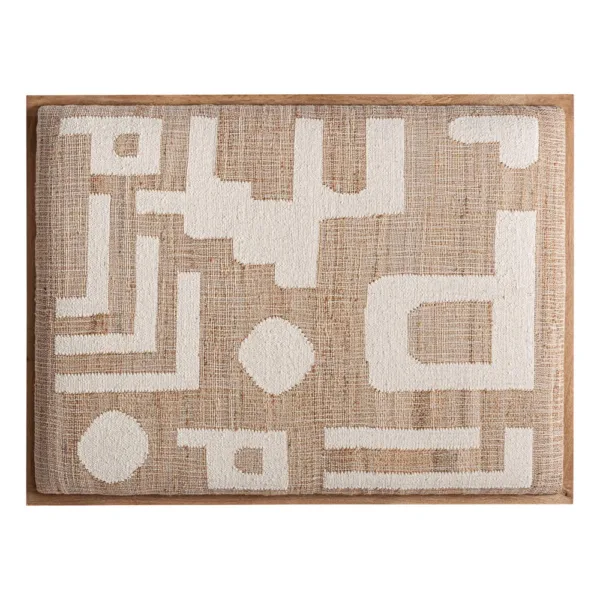 Cabecero de yute y madera de mango Refford