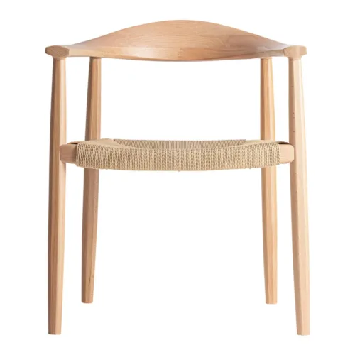 Silla Wieler de madera de haya y cuerda