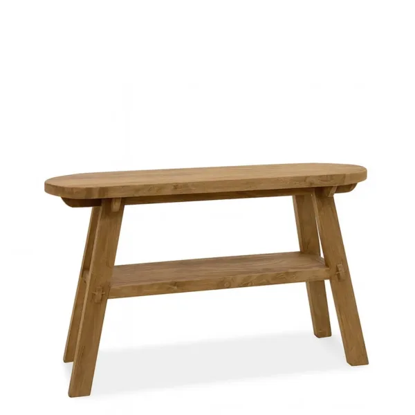 Consola feroe teka ovalada