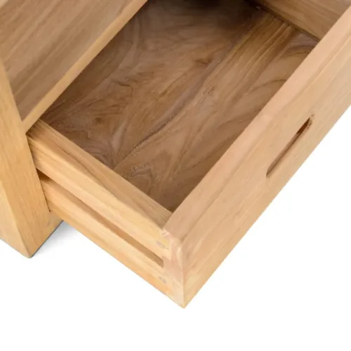 Mesita flotante teka teide cajón