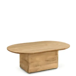 Mesa centro eyre teka ovalada