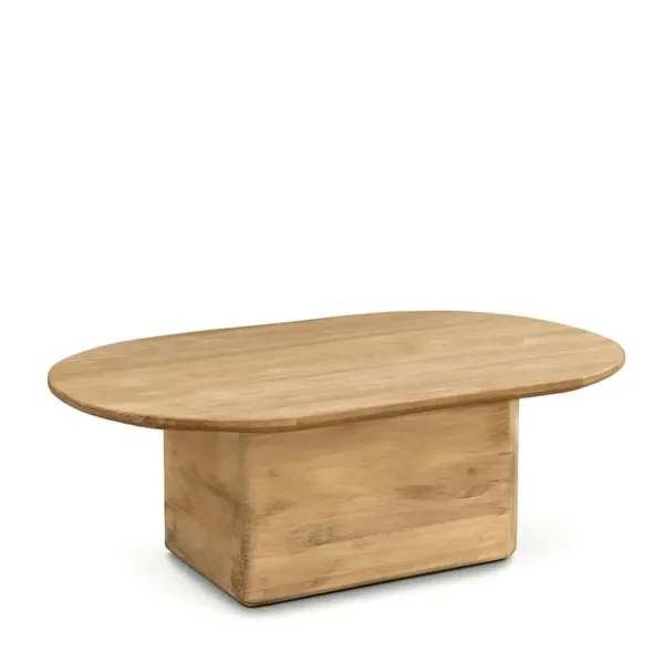 Mesa centro eyre teka ovalada