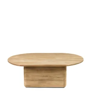 Mesa centro eyre teka ovalada