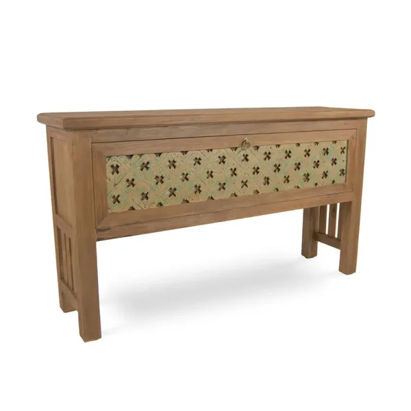 Consola fez teka reciclada