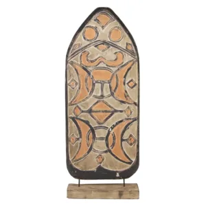 Figura escudo madera