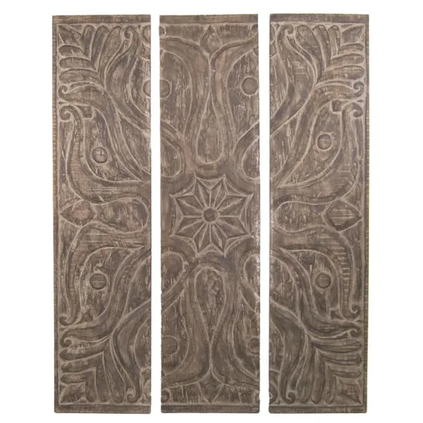 Panel suar talla floral s/