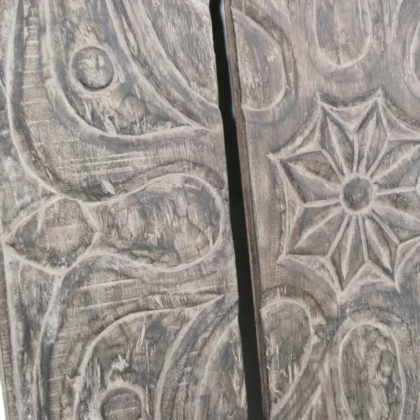 Panel suar talla floral s/