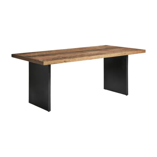 Mesa comedor Uzor de madera y hierro