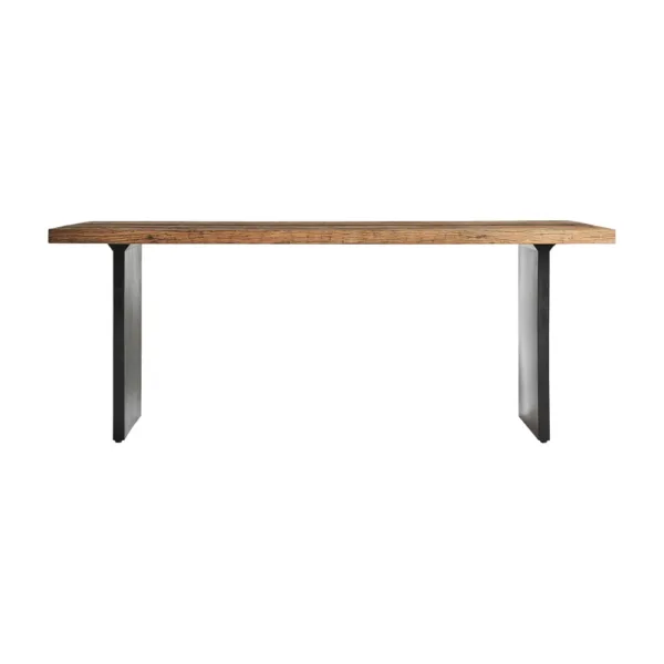 Mesa comedor Uzor de madera y hierro
