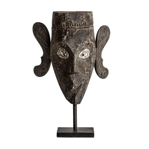 Figura decorativa de estilo étnico de madera