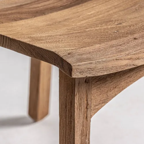 Silla de madera de teca reciclada Nysted