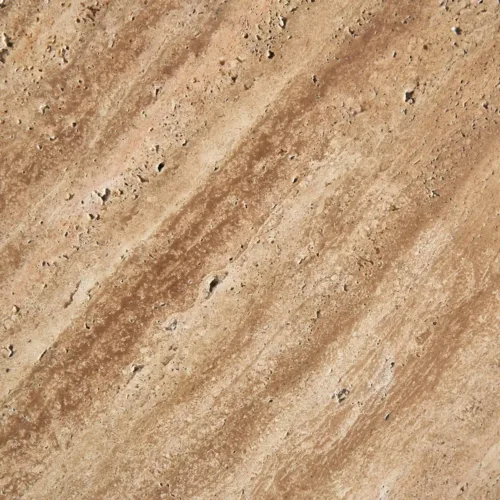 Mesa de centro de travertino beige 96x56x30 cm Norddal