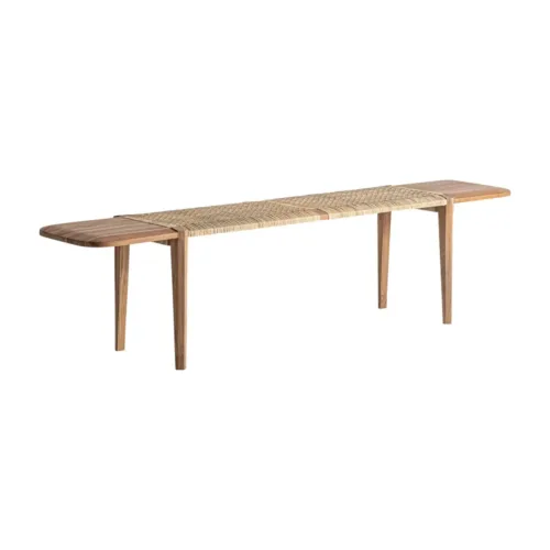 Banco de madera de teca Hallen