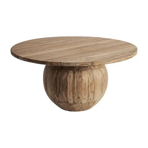 Mesa de comedor de madera de teca Erloy