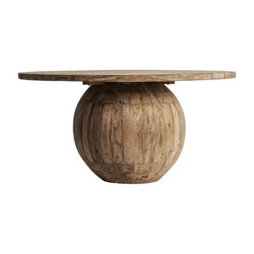 Mesa de comedor de madera de teca Erloy