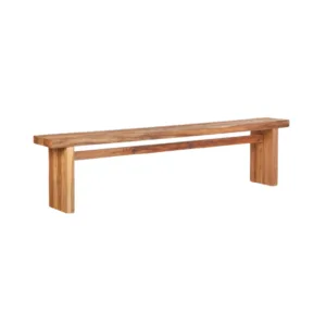 Banco RAIL de madera de teca reciclada