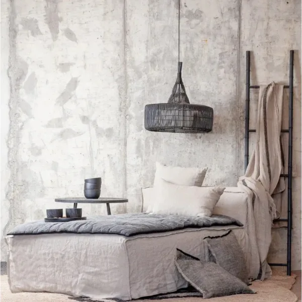 Chaise longue STROZZI con funda de lino