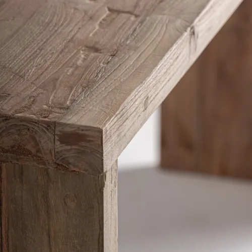 Consola de madera de teca reciclada 180 cm Helmond