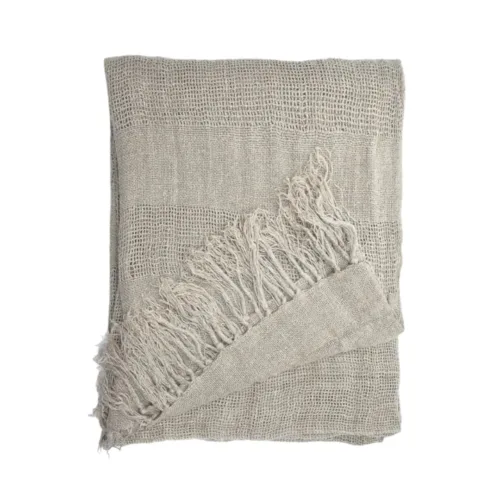 Cortina BADA de 100% lino natural