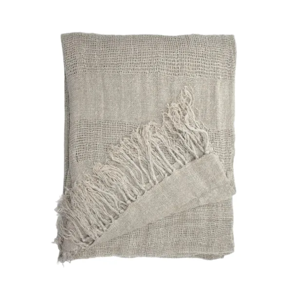 Cortina BADA de 100% lino natural