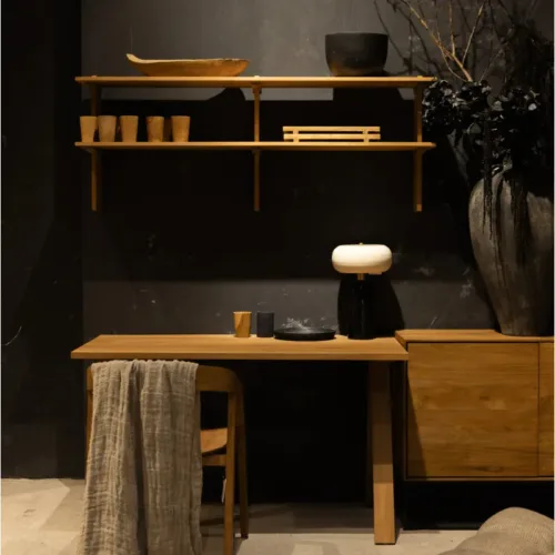 Escritorio BATU de madera de teca