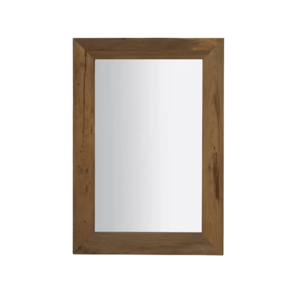 Espejo EROSI de madera de teca