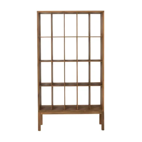 Estantería EROSI de madera de teca reciclada