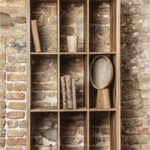 Estantería EROSI de madera de teca