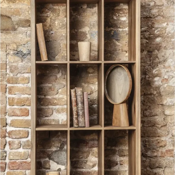 Estantería EROSI de madera de teca