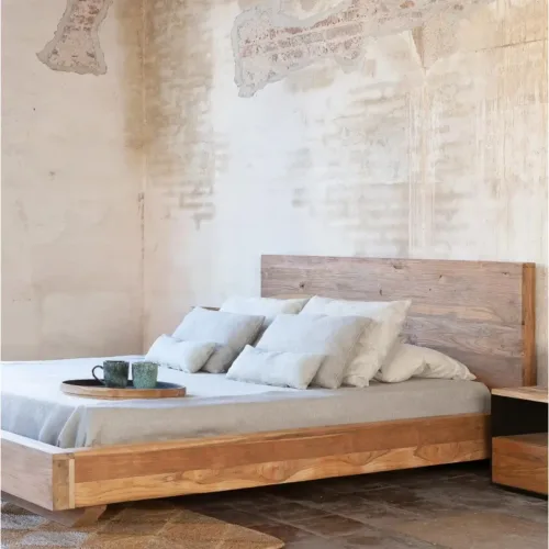 Cama de madera de teca NORI