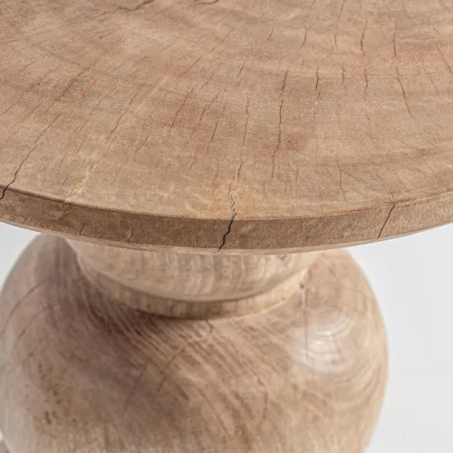 Mesa auxiliar de madera de mango Rimini