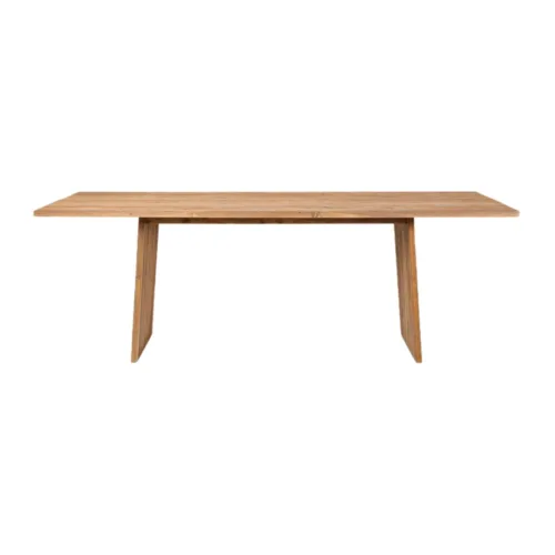 Mesa de comedor EROSI de madera de teca