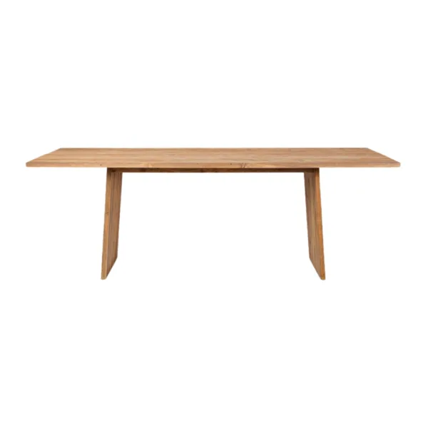 Mesa de comedor EROSI de madera de teca