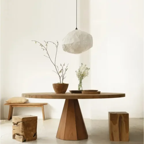 Mesa de comedor JATI de madera de teca