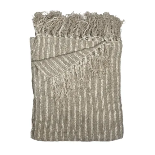 Plaid KOCHI de lino 100% natural